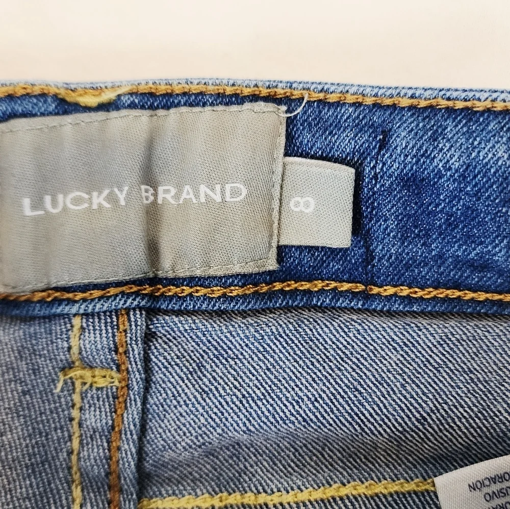 Lucky Brand Zoe Skinny Distressed Jeans Pants NEW